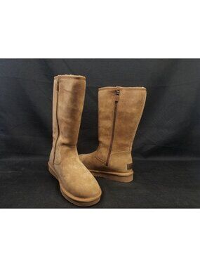 UGG Australia Womens W SUMNER Boots Suede Pull-On CHESNUT Size 5 NEW NO BOX!